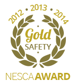 NESCA Award - Gold Safety Award logo